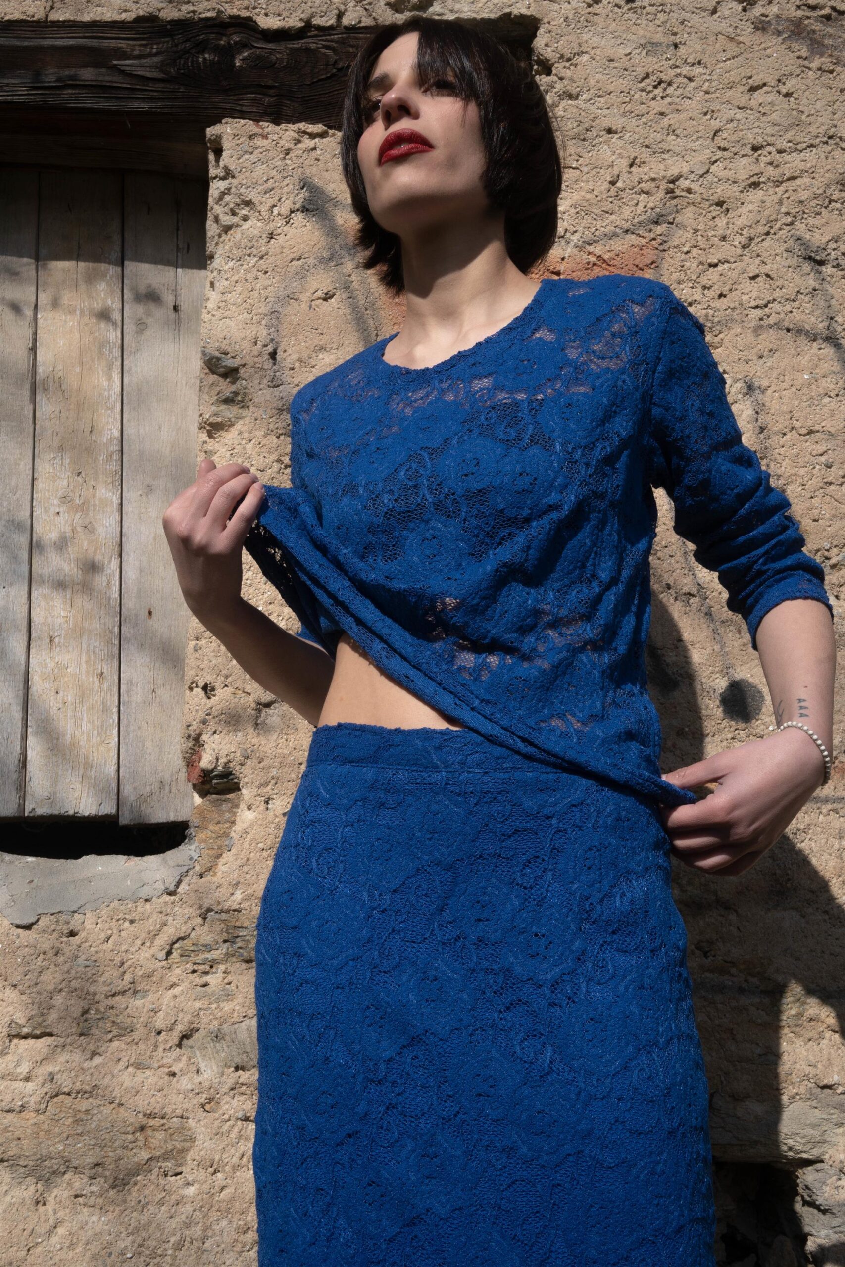 Completo in pizzo Le Mat - immagine 3