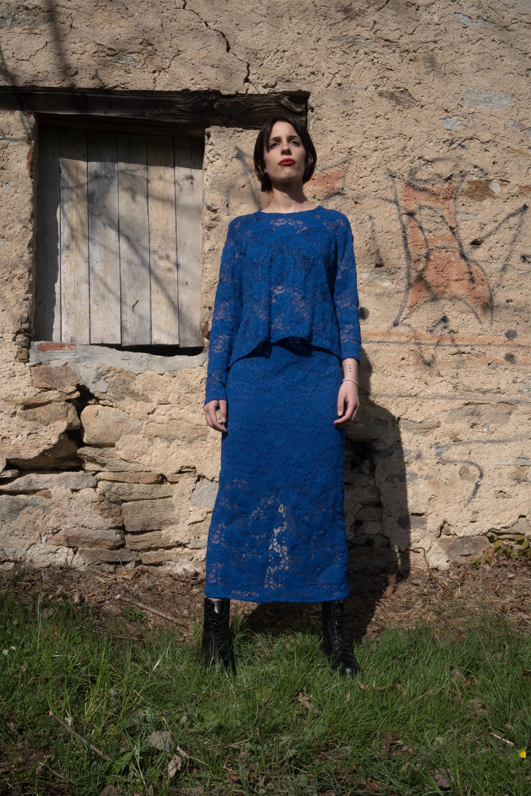 Completo in pizzo Le Mat