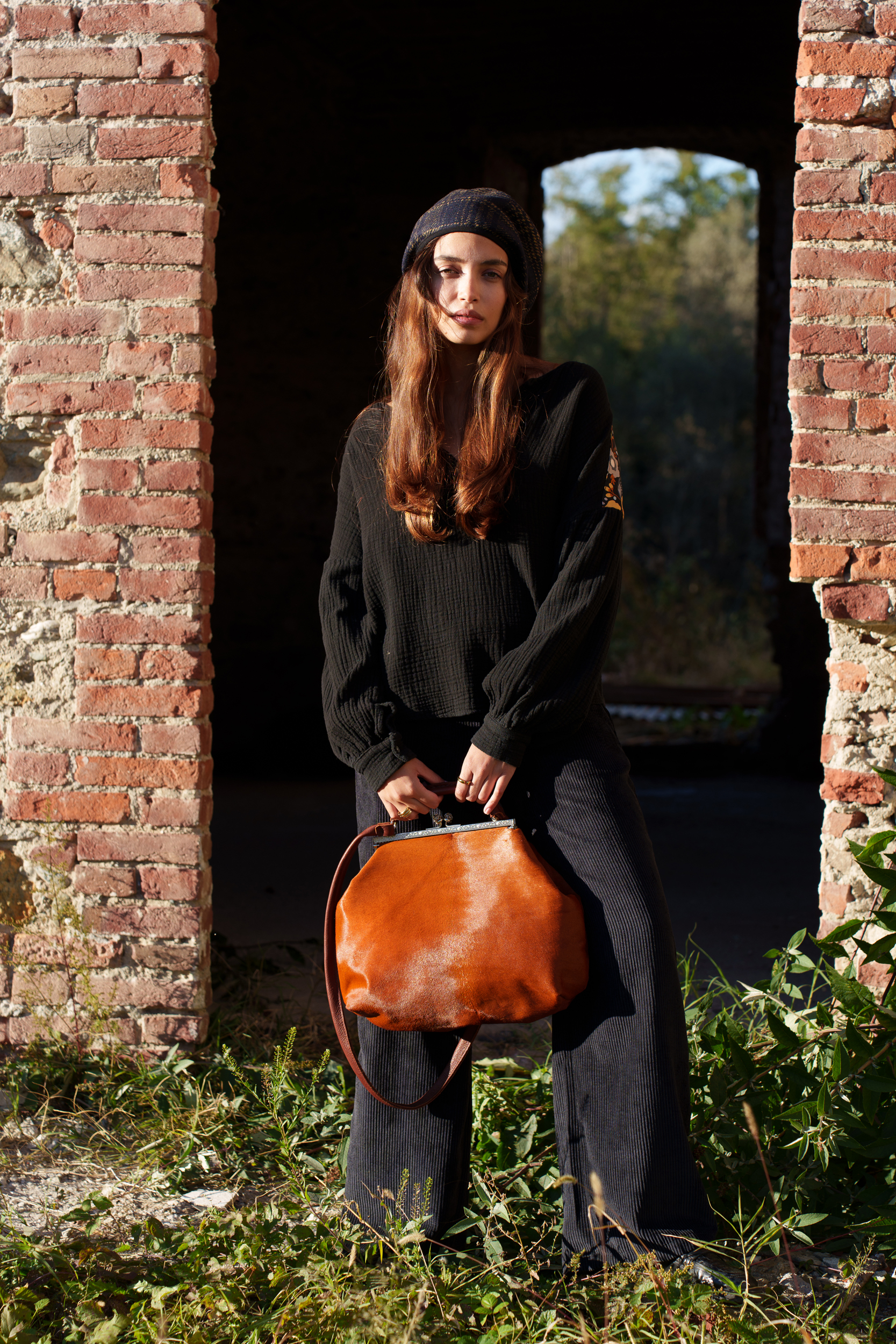 Blusa in mussola di cotone L'Imperatrice