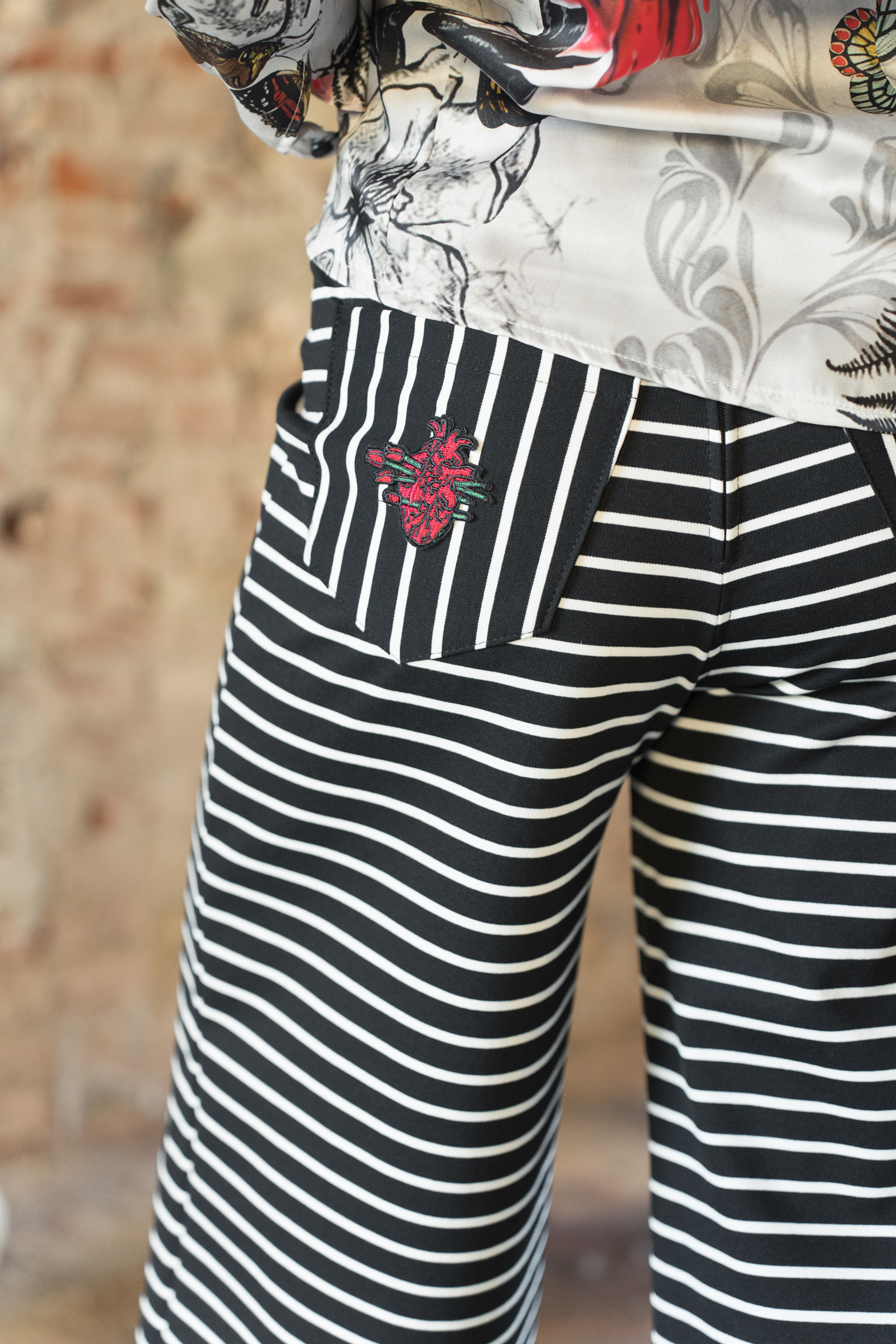 Pantalone cuore in jersey pesante L'Imperatrice - immagine 5