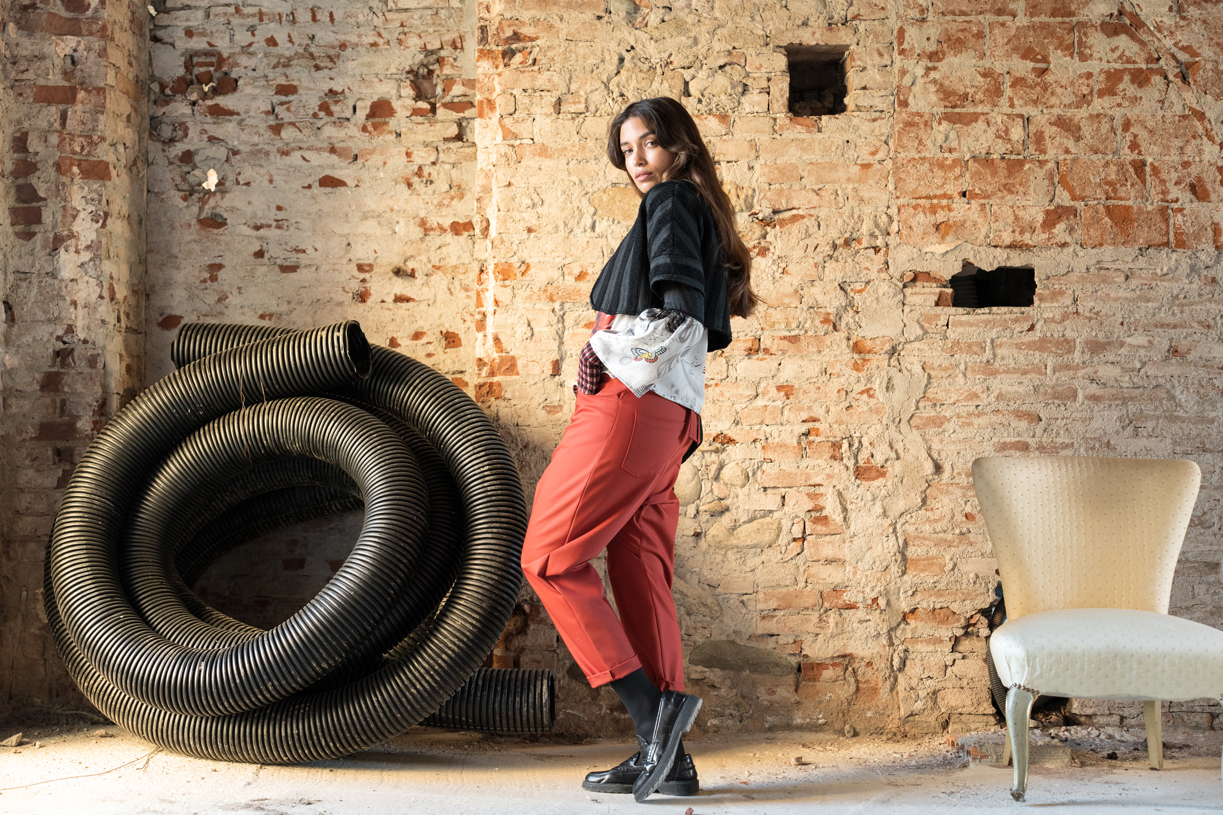 Pantalone a cavallo basso L'Imperatrice - immagine 4